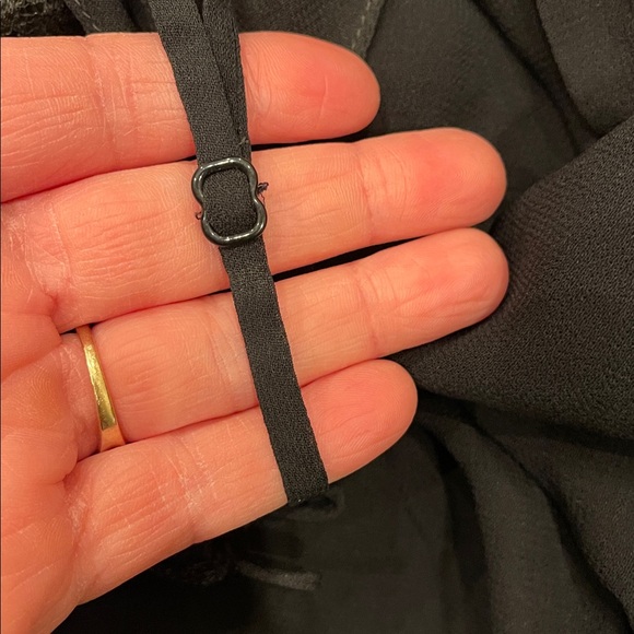 REFORMATION Black Lace Stripe Keyhole SHELLEY Sleeveless Crepe
Midi Dress Size 6 - Picture 6 of 16